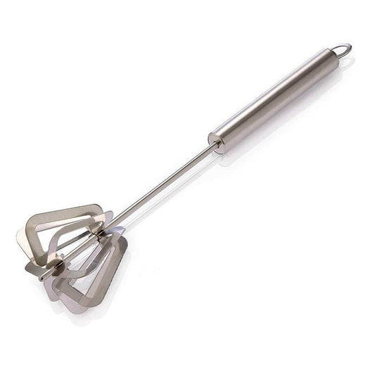 Stainless Steel Manual Hand Blender – Effortless Mixing & Whisking - Chestore
