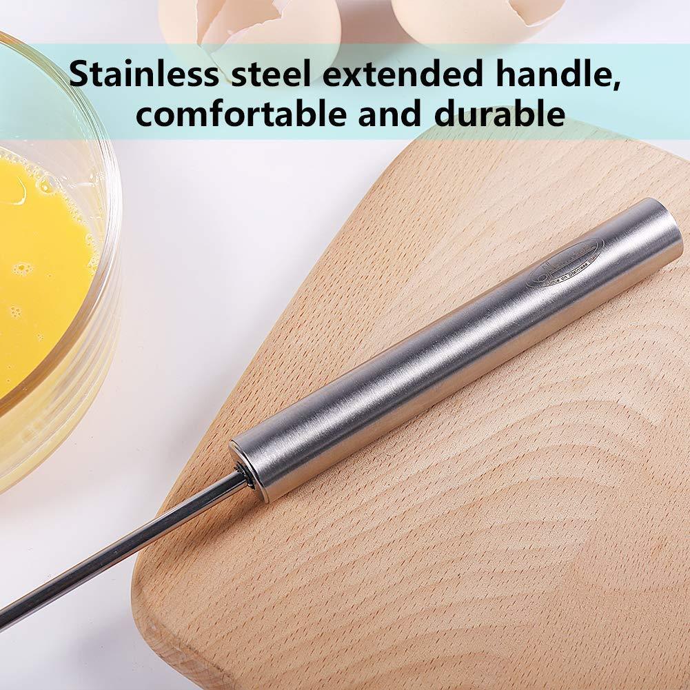 Stainless Steel Manual Hand Blender – Effortless Mixing & Whisking - Chestore
