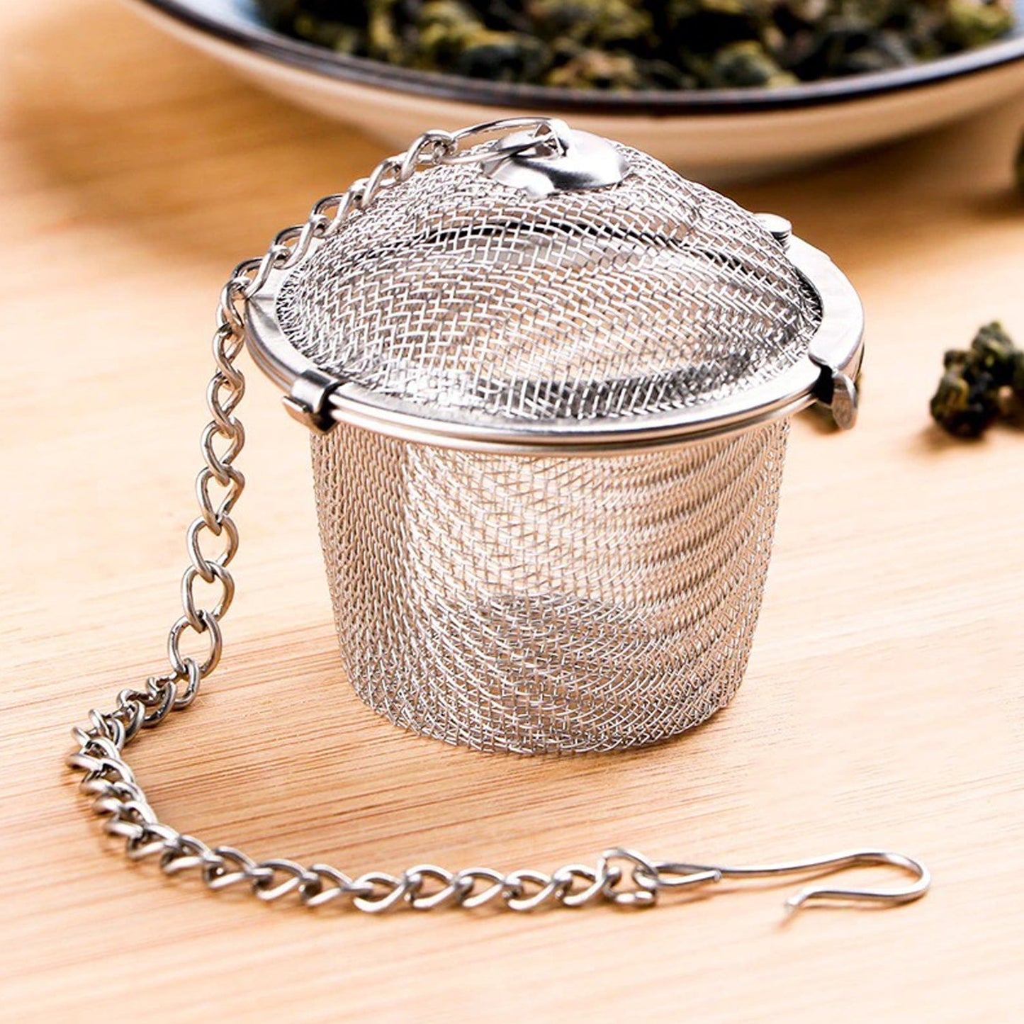 Stainless Steel Spice & Tea Infuser Mesh Ball – Locking Filter - Chestore