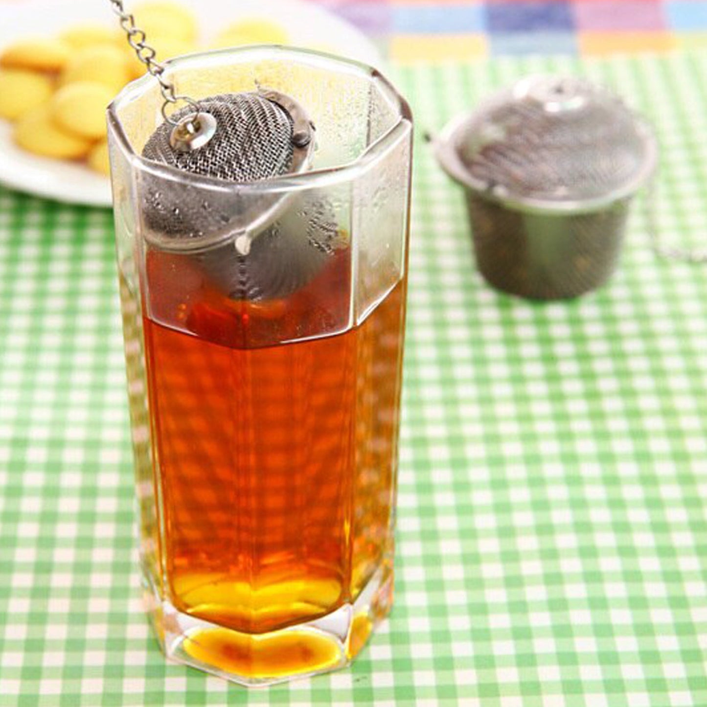 Stainless Steel Spice & Tea Infuser Mesh Ball – Locking Filter - Chestore