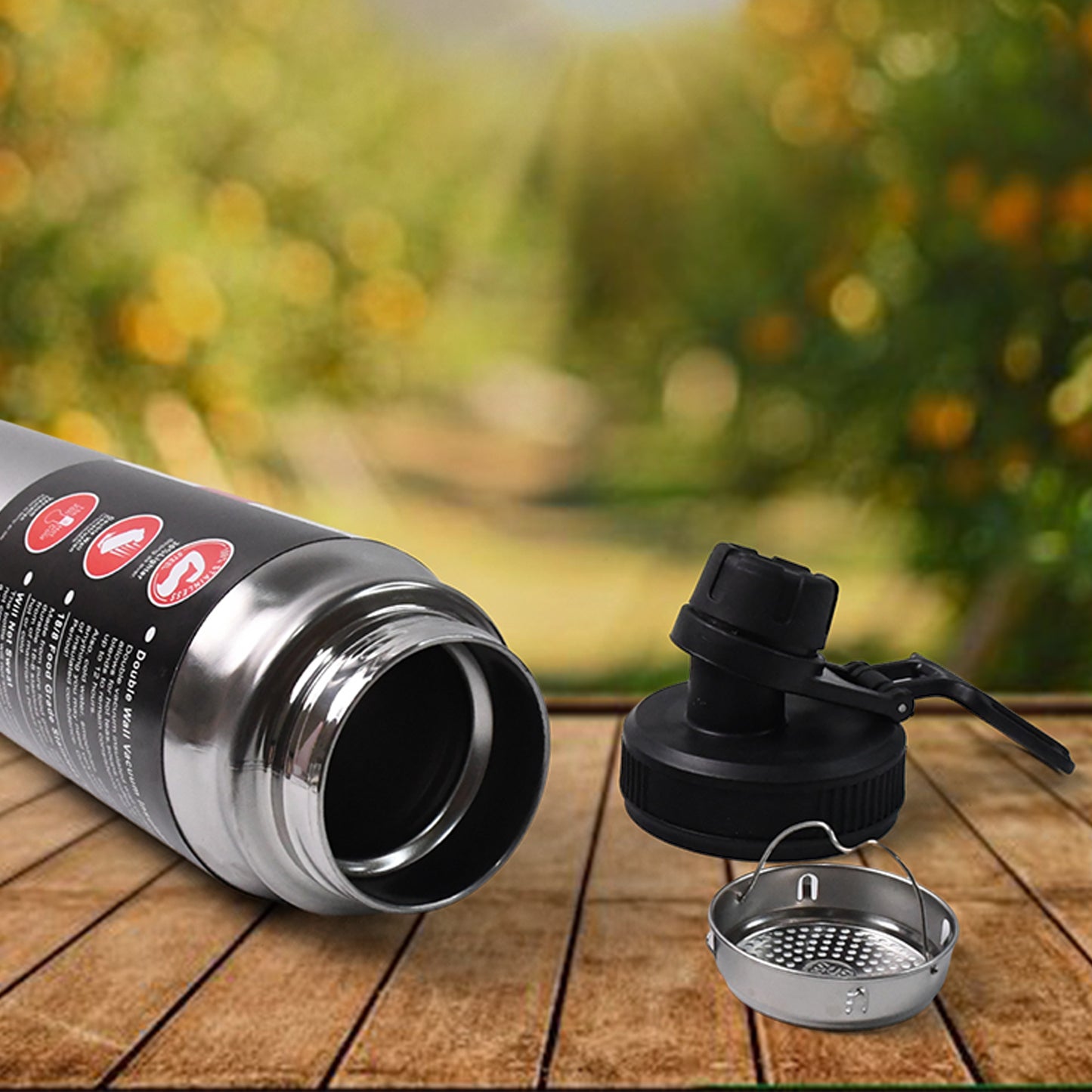 Stainless Steel Double Wall Vacuum Insulated Drink Water Bottle – 800ml