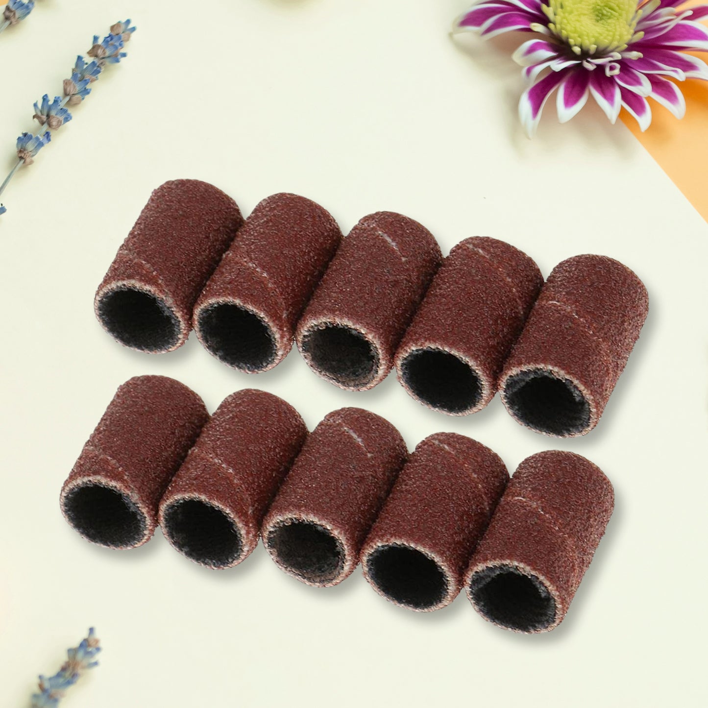Nail Drill Sanding Bands – 10 Pcs Replacement Bits Set for Manicure & Pedicure Tools