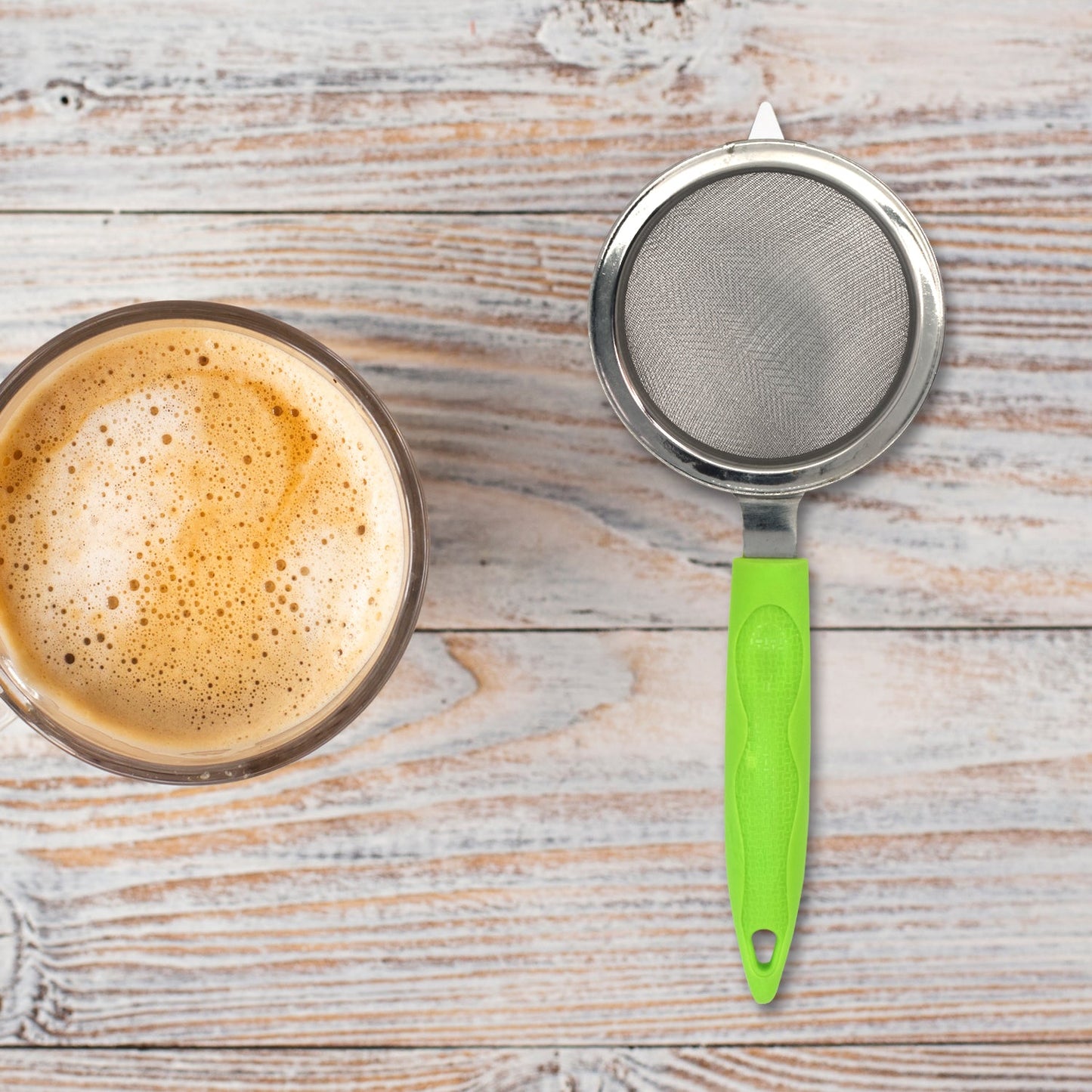 Tea & Coffee Strainer with Stainless Steel Mesh – Durable & Fine Filtration - Chestore