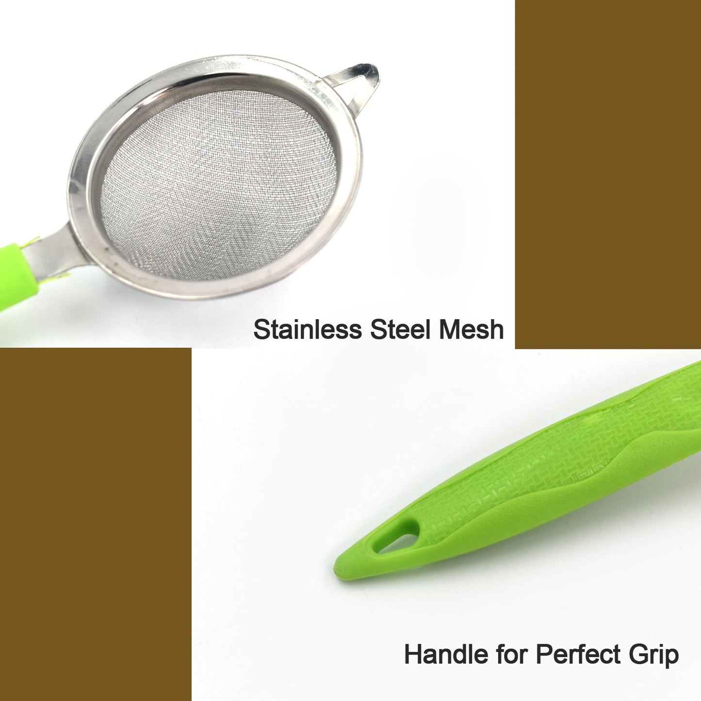 Tea & Coffee Strainer with Stainless Steel Mesh – Durable & Fine Filtration - Chestore