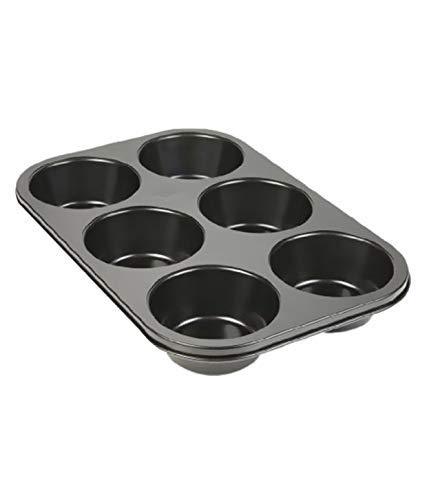 Non-Stick Reusable Cupcake & Muffin Baking Tray – 6-Slot Bakeware