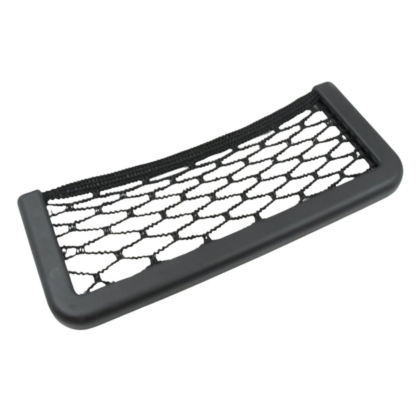 Car Side Seat Storage Net Organizer – Stick-On Mesh Pocket for Phone, Purse & More 🚗📱👜