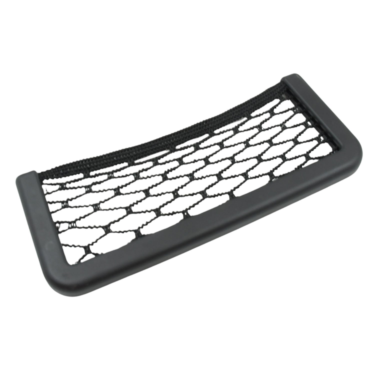 Car Side Seat Storage Net Organizer – Stick-On Mesh Pocket for Phone, Purse & More 🚗📱👜