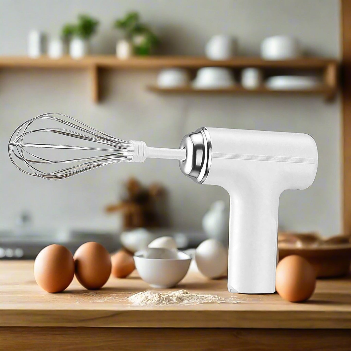 Wireless Hand Mixer – Rechargeable & Portable Kitchen Blender - Chestore