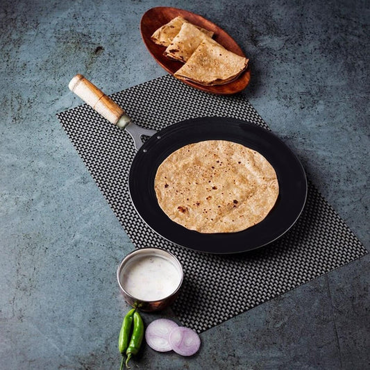 Wooden Handle Roti Tawa – Perfect for Rotis & Parathas - Chestore