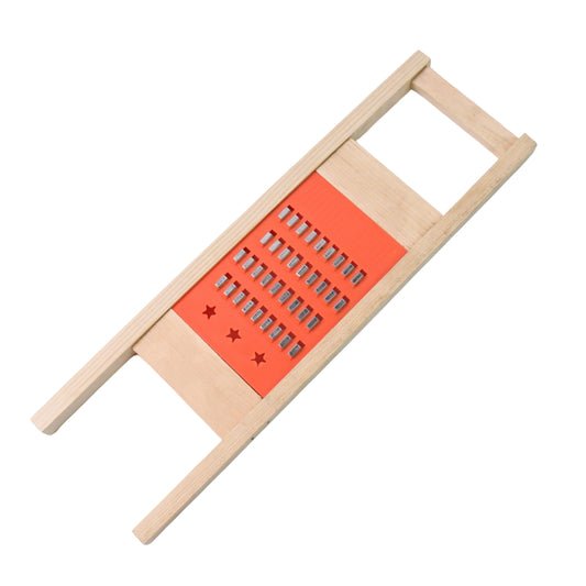 Wooden Cucumber & Vegetable Slicer – Handheld Shredder & Grater for Salads