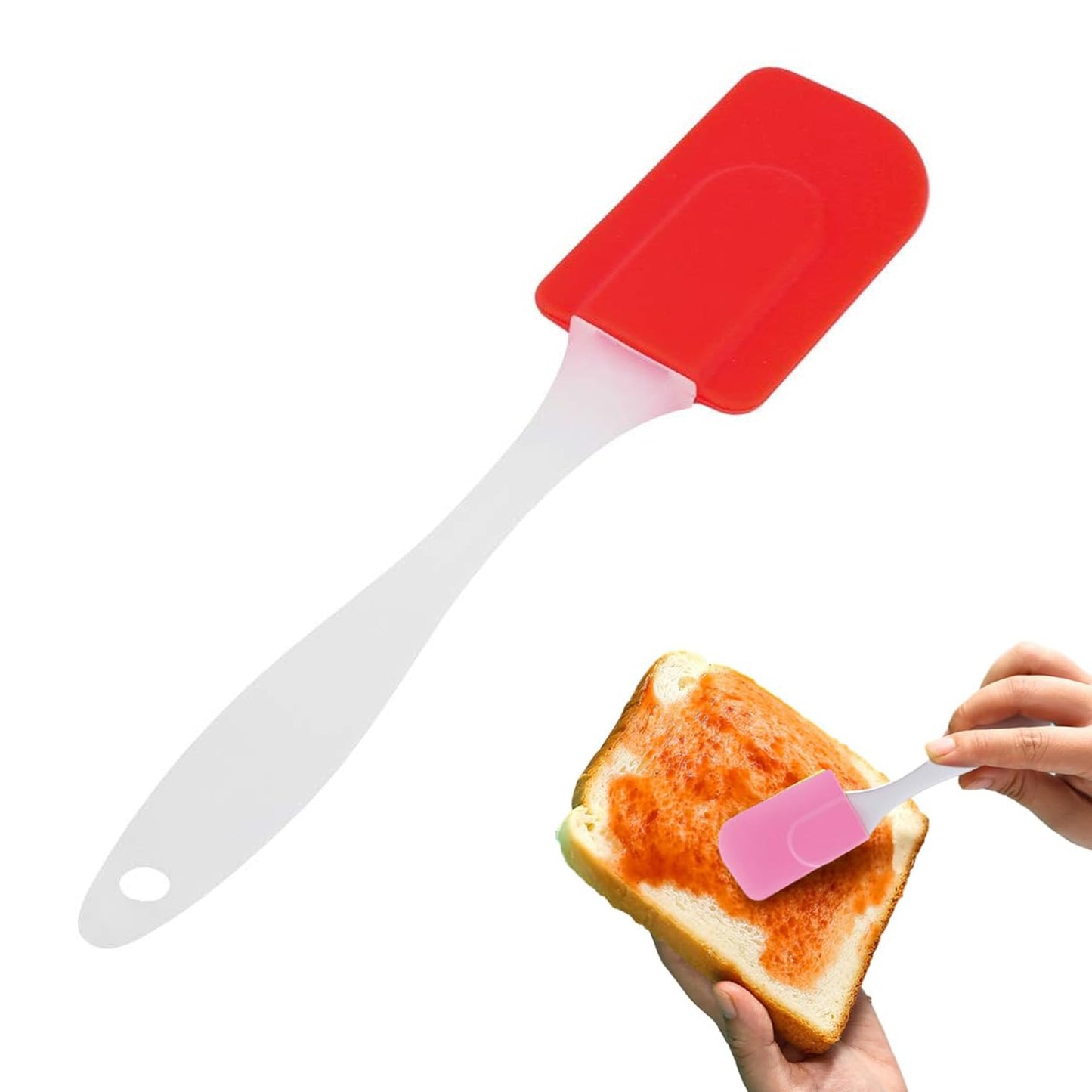 Silicone Cooking Spatula – 18cm Non-Stick Heat-Resistant Kitchen Tool