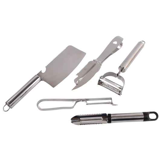 5-Piece Multifunctional Peeler & Grater Set – Ultimate Kitchen Gadget 🍏🔪