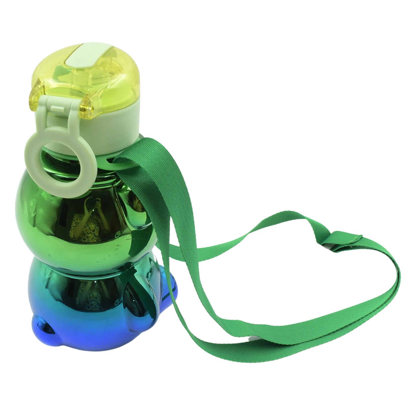 Cute Kids Water Bottle with Straw & Stickers – Adjustable Strap & Portable Design