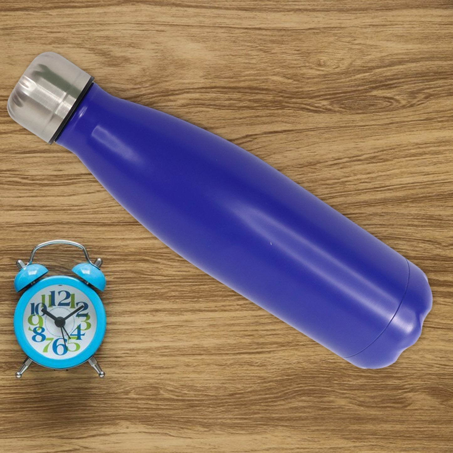 Stainless Steel Single Wall Water Bottle – 400ml | Leak-Proof & Eco-Friendly Bottle for Travel, Office, Gym